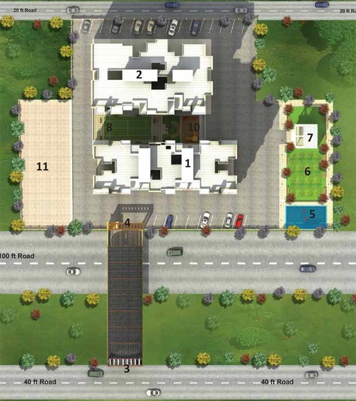 Master Plan of Pratham Yash Residency in Lohegaon, Pune - Image 121093