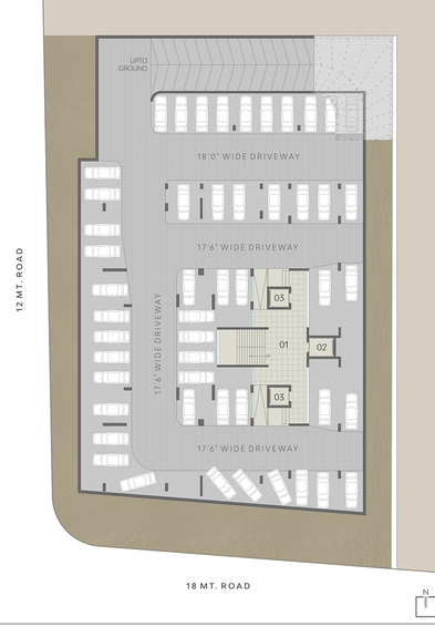 Master Plan of Vihav Keystone Skymont in Alkapuri, Vadodara - Image 261882