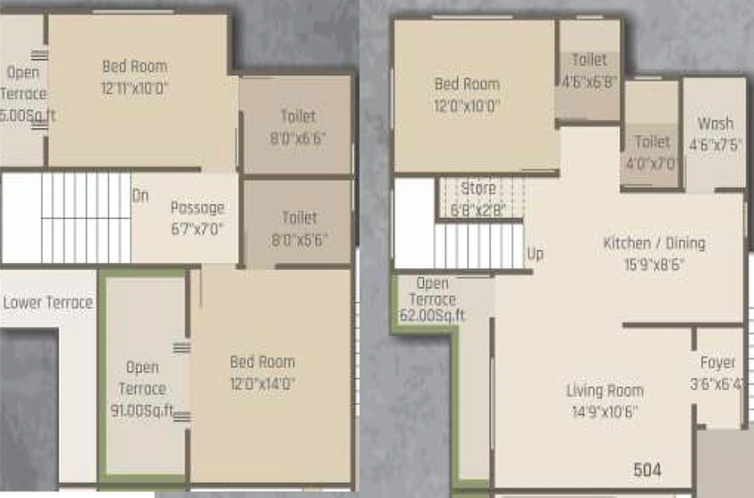 3 BHK Flat in Raama Shikhar in Vemali, Vadodara - Image 850104