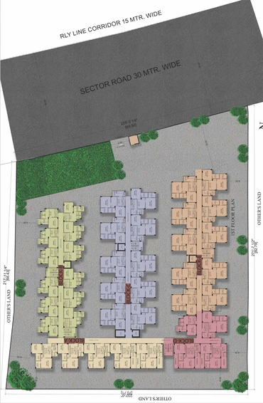 Master Plan of Virasat Swapan Nilay in Tonk Road, Jaipur - Image 228644