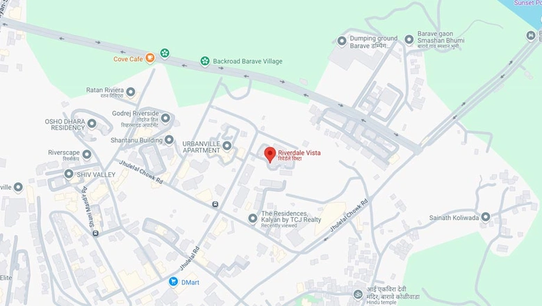 Location of Tharwani Riverdale in Kalyan West, Thane - Image 252724