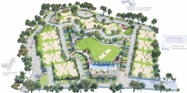 Master Plan of Runwal Eirene in Thane West, Thane - Image 21906