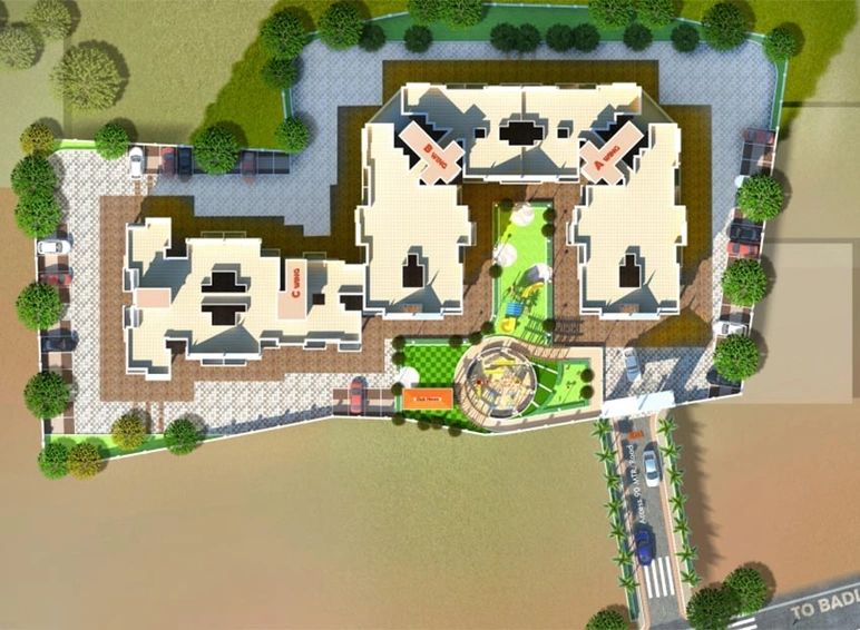 Master Plan of Mahajan Paradise Park in Badlapur East, Thane - Image 242365