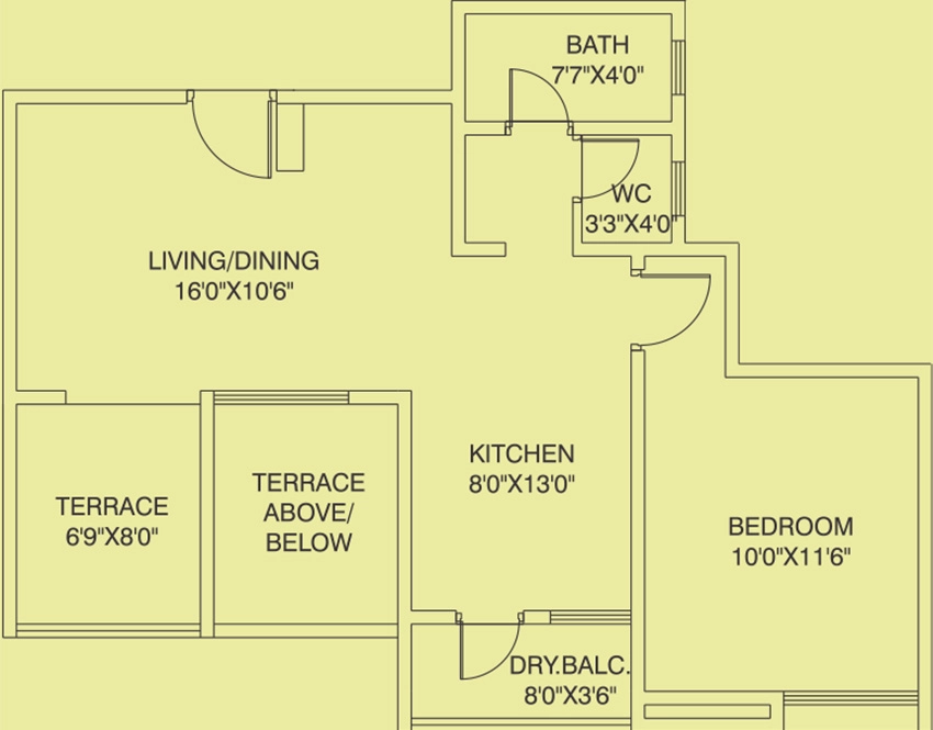 1 BHK Flat in Alliance Nisarg White Lily in Wakad, Pune - Image 885644