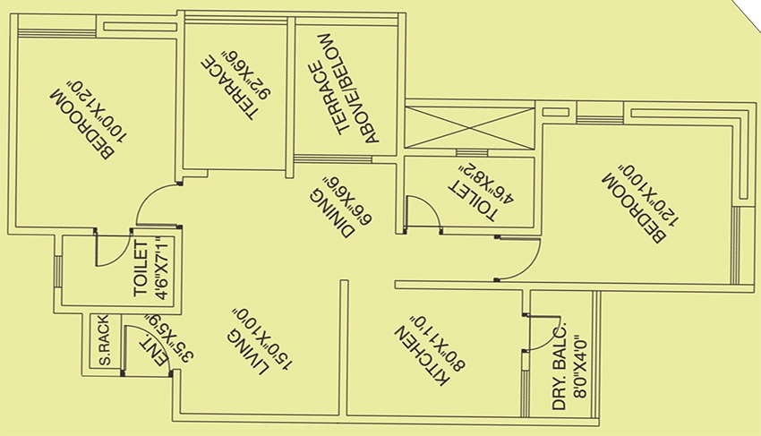 2 BHK Flat in Alliance Nisarg White Lily in Wakad, Pune - Image 885646
