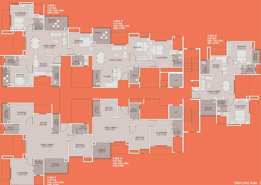 Floor Plan of Sukhwani Saffron in Sus, Pune - Image 345591
