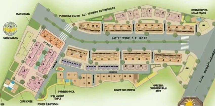 Master Plan of Sukhwani Empire Estate Phase 1 in Pimpri Chinchwad, Pune - Image 345556