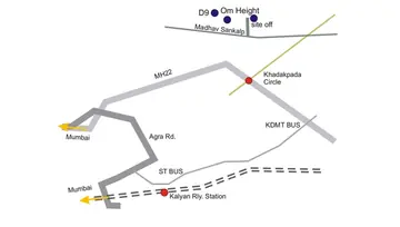 Location of Kashish Park Om Height - Image 241650