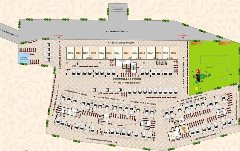 Master Plan of Gokuldham in Taloja, Navi Mumbai - Image 120415