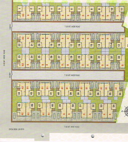 Master Plan of Aadhya Divine in Madhavpura, Vadodara - Image 262919