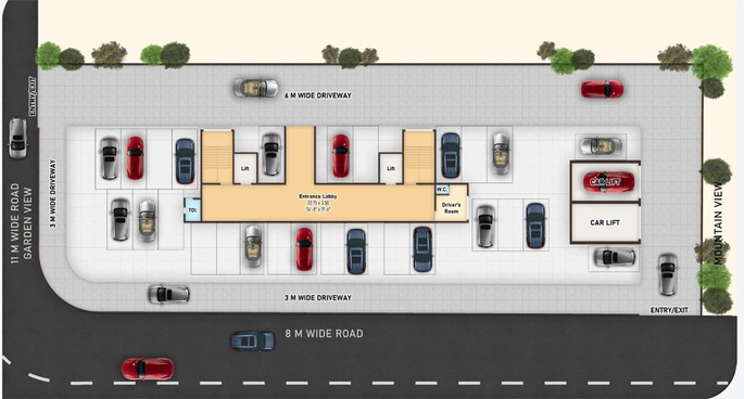 Master Plan of Panchsheel Ananta Residency in Panvel, Navi Mumbai - Image 125025