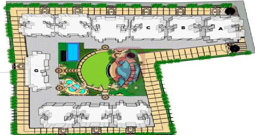Master Plan of Sukhwani Codename Elite in Thergaon, Pune - Image 345545