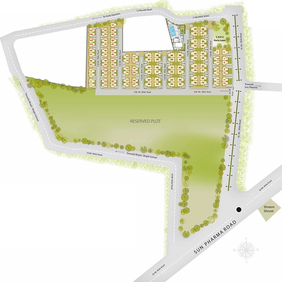 Master Plan of Nilamber Oriens in Atladara, Vadodara - Image 261376