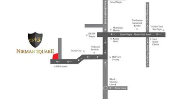 Location of Vrunda Nirman Square - Image 232007