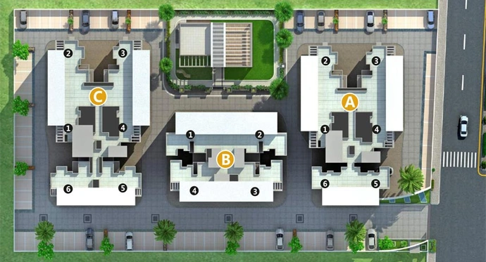Master Plan of Millennium Acropolis in Wakad, Pune - Image 120439