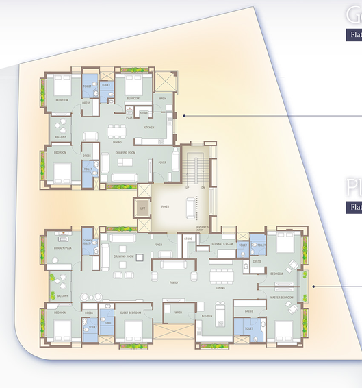 Master Plan of Shreenath Vertica in Akota, Vadodara - Image 261772