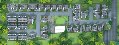 Master Plan of Shreenath Bungalows in Gotri, Vadodara - Image 261712