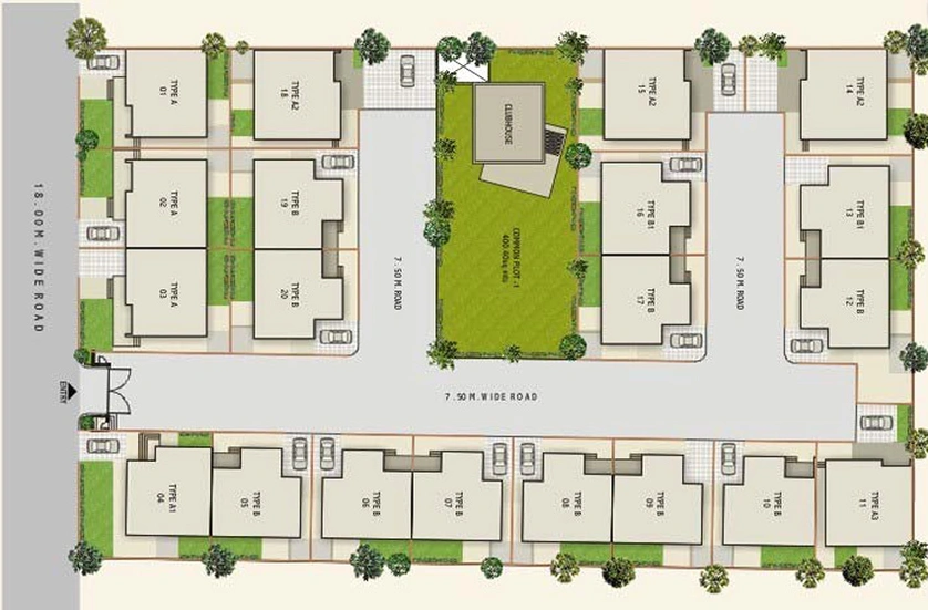 Master Plan of Narayan West in Gotri Sevasi Road, Vadodara - Image 261252