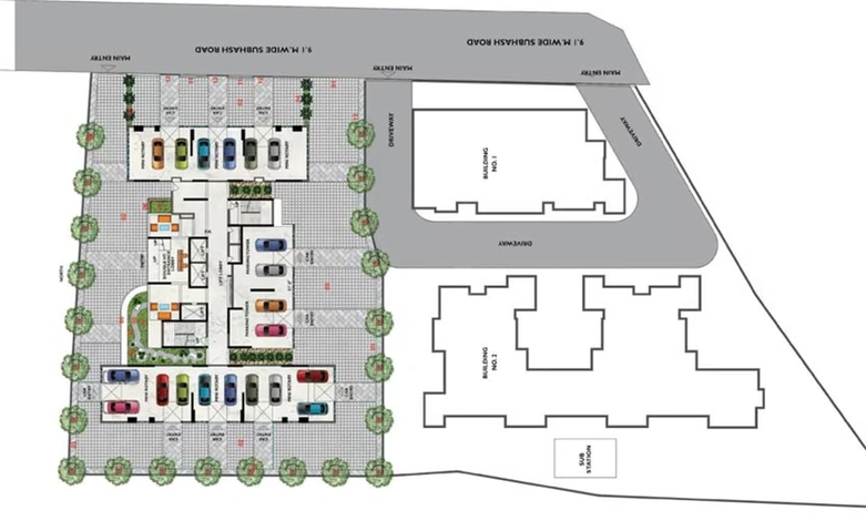 Master Plan of Ashray Jaswanti Gold in Kandivali West, Mumbai - Image 256397