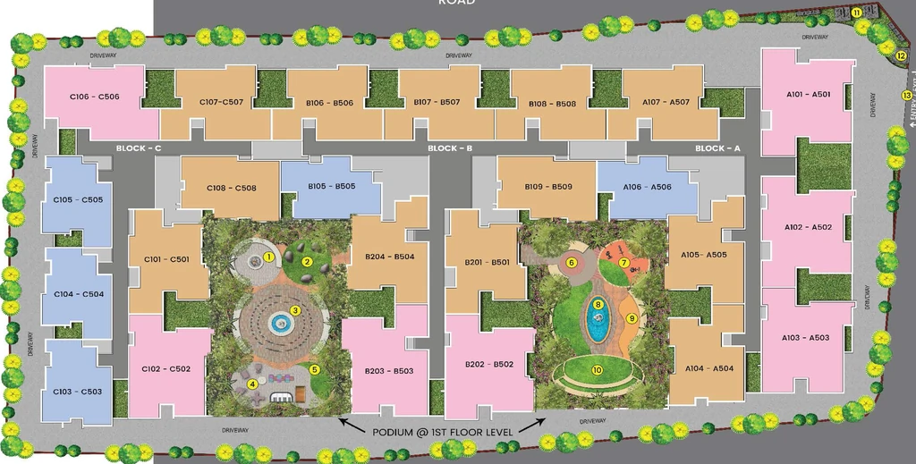 Master Plan of Lifestyle Le Palais in Porur, Chennai - Image 326173