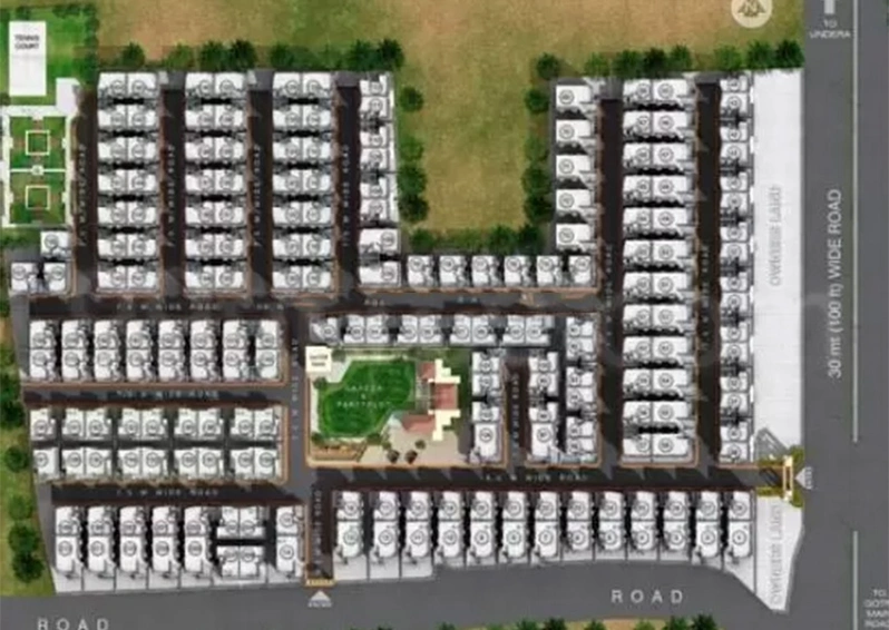 Master Plan of Narayan Gardens in Gotri, Vadodara - Image 261195