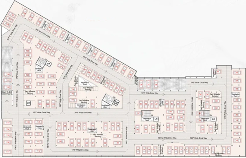 Master Plan of GHR Gauthami Green Blossoms in Gandipet, Hyderabad - Image 240713