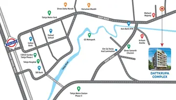 Location of Anmol Dattakrupa Complex - Image 120495