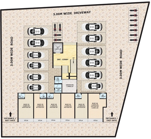 Master Plan of Anmol Dattakrupa Complex in Taloja, Navi Mumbai - Image 120497