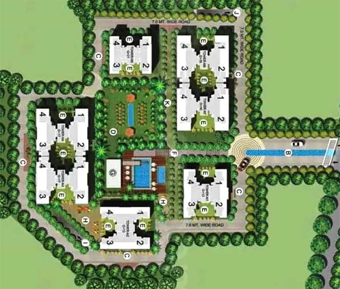 Master Plan of Paras Irene in Sector 70A, Gurgaon - Image 235263