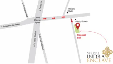 Location of M. Jhaveri Silver Indra Enclave - Image 230874