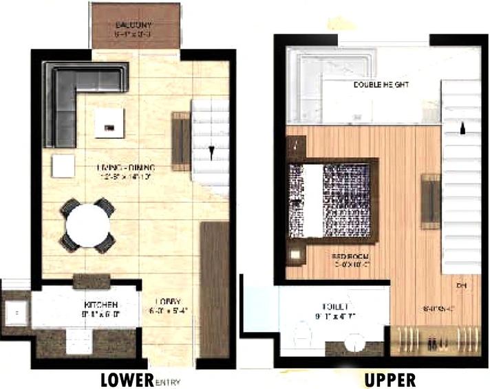 1 BHK Duplex in Paras Seasons in Sector 168, Noida - Image 836794