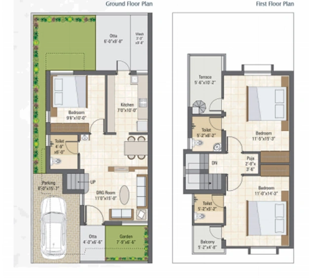 3 BHK House/Villa in Jala Sanskruti Duplex Bungalows in Bill, Vadodara - Image 850072