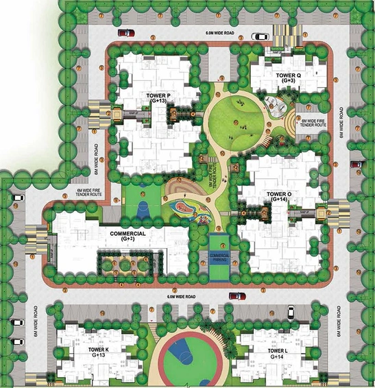 Master Plan of Signature Global Orchard Avenue 3 in Sector 93, Gurgaon - Image 235280