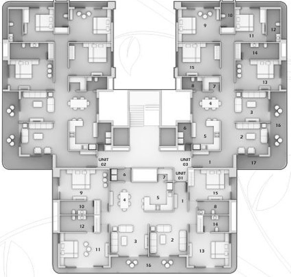 Floor Plan of Prapti Springs Exotica 2 in Vasna Road, Vadodara - Image 261413