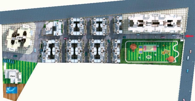 Master Plan of Pyramid City 5 in Besa, Nagpur - Image 125009
