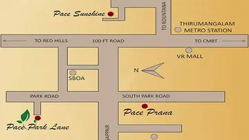 Location of Pace Park Lane - Image 332658