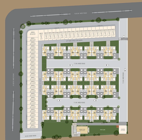 Master Plan of Sudhapati Aarya Euphoria in Dabhoi Road, Vadodara - Image 262875