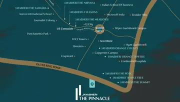 Location of Jayabheri The Pinnacle - Image 240758