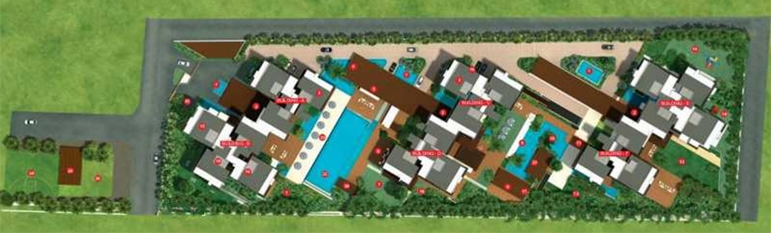 Master Plan of Marvel Arco in Hadapsar, Pune - Image 348665