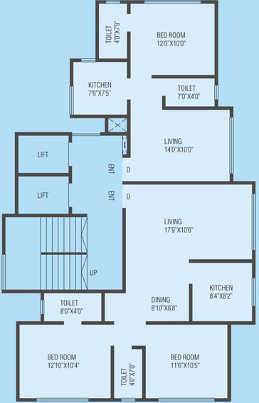 Floor Plan of LD Callista in Chembur East, Mumbai - Image 120578