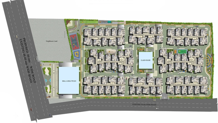 Master Plan of Aaditri Gateway in Lankelapalem, Visakhapatnam - Image 253087