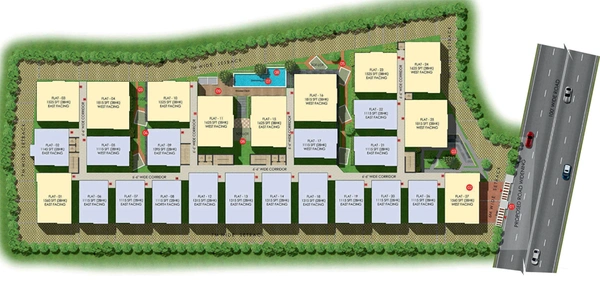 Master Plan of Aaditri Embassy in Aganampudi, Visakhapatnam - Image 240687
