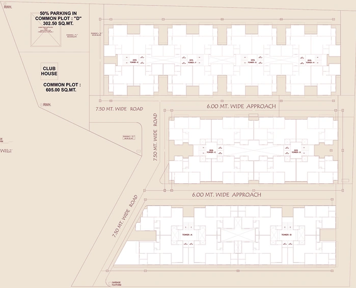 Master Plan of Sharnam Vallabh Aangan in Bapod, Vadodara - Image 262801