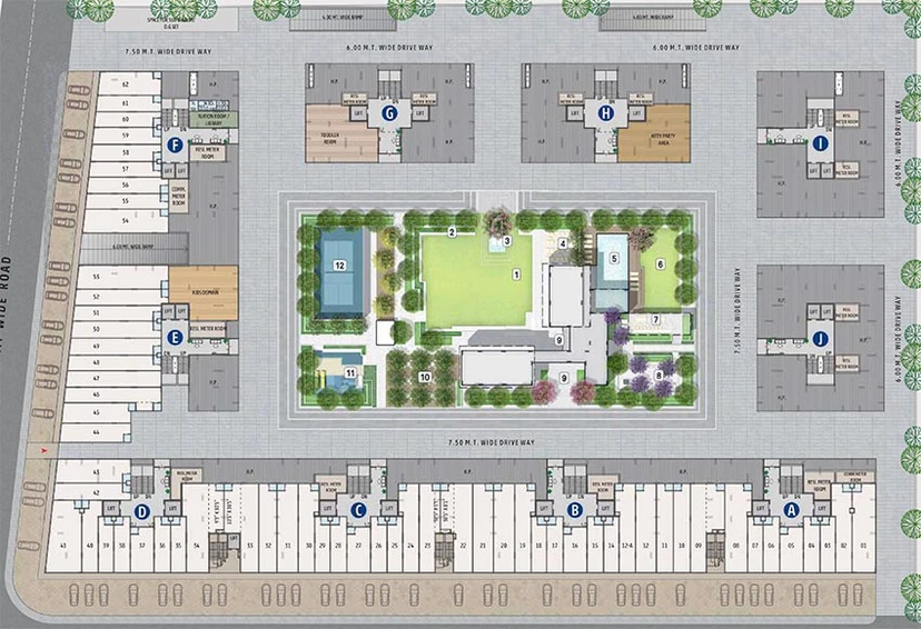 Master Plan of Venus The Planet in Shela, Ahmedabad - Image 271144
