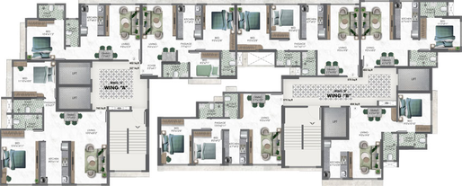 Floor Plan of Adityaraj Sai XL Homes in Ghatkopar East, Mumbai - Image 32791