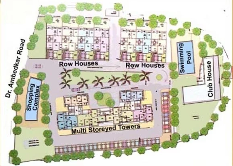 Master Plan of Vikas Palms in Thane West, Thane - Image 262449