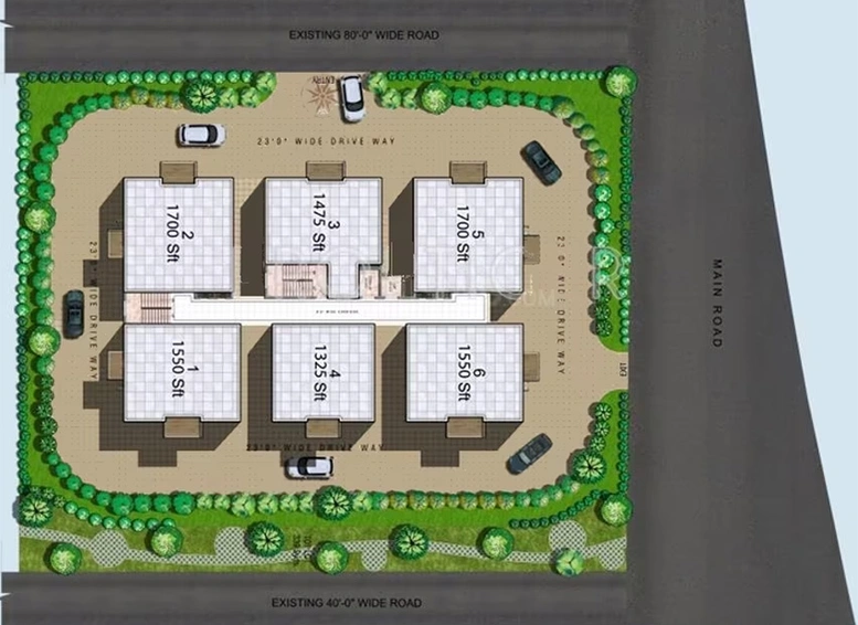 Master Plan of Aditya Silicon Heights in Tellapur, Hyderabad - Image 227552