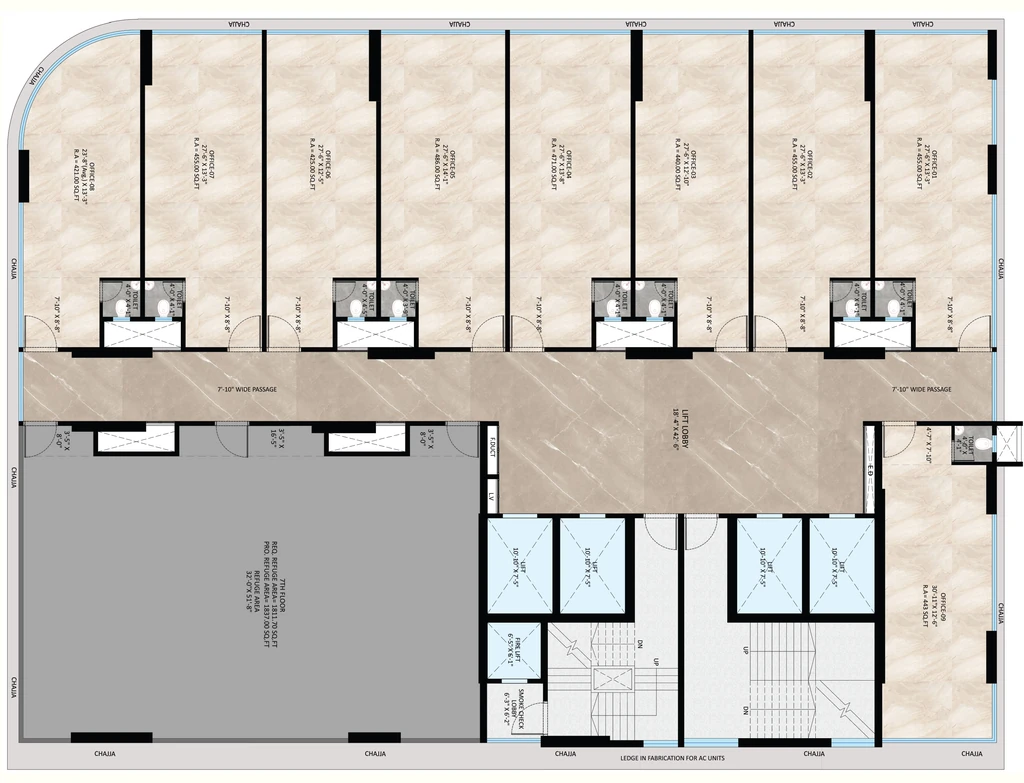Floor Plan of HS One in Mulund West, Mumbai - Image 324334