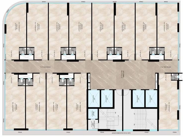 Floor Plan of HS One in Mulund West, Mumbai - Image 324333