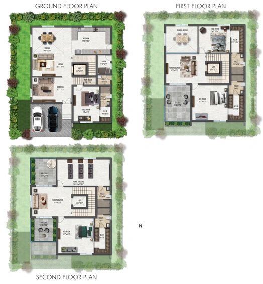 5 BHK House/Villa in Krushi Whitefields in Kompally, Hyderabad - Image 842396